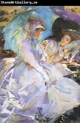 John Singer Sargent Reading (mk18)